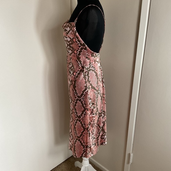 21. Victoria's Secret Pink and Brown Spaghetti Strap Sundress Size Small - Picture 8 of 9